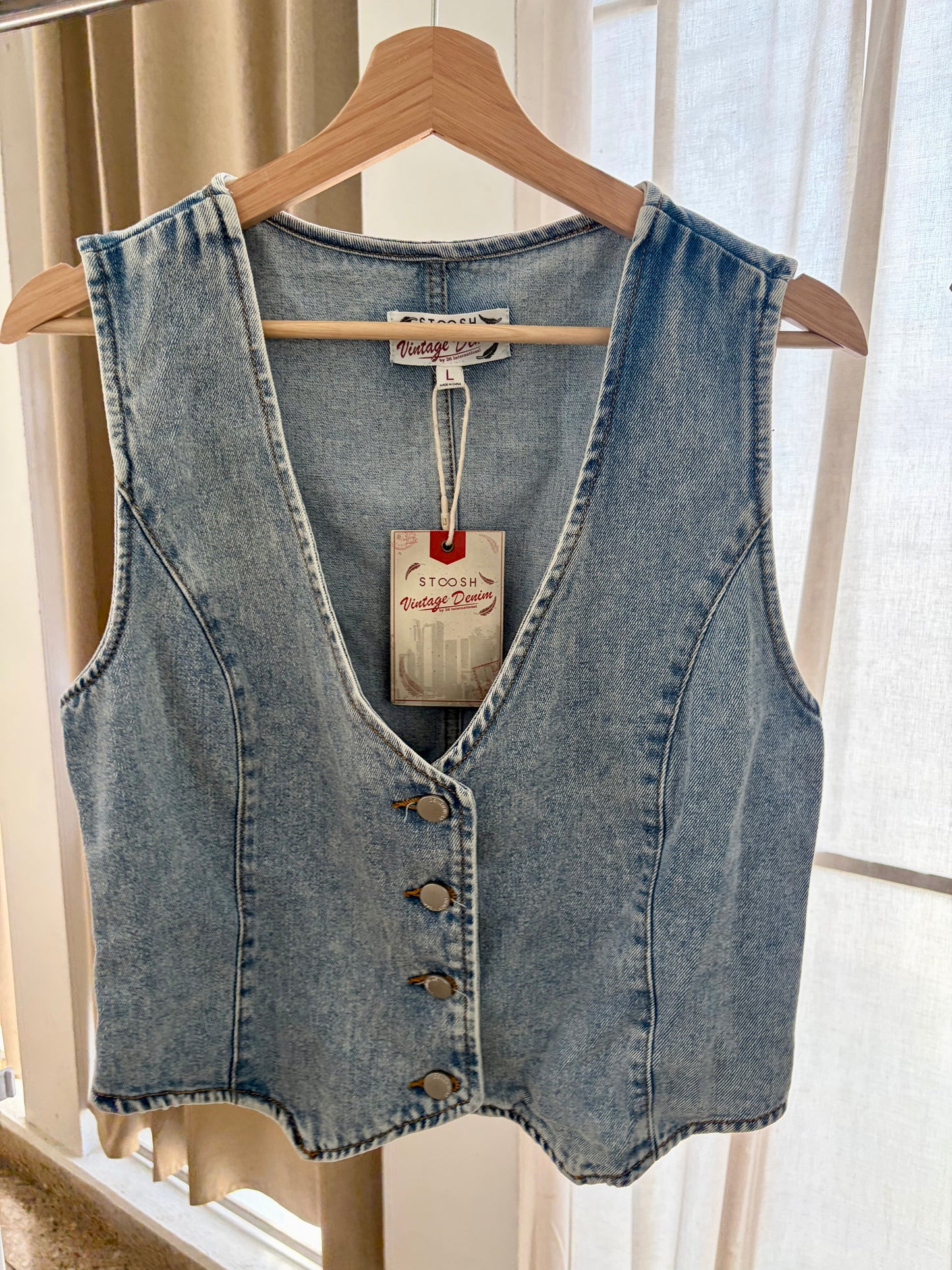 Denim vest (Size L)