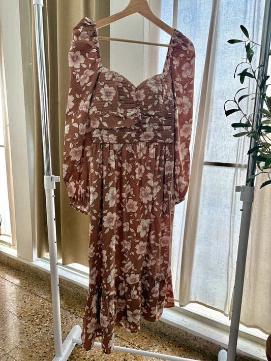 Brown dress (Size M)