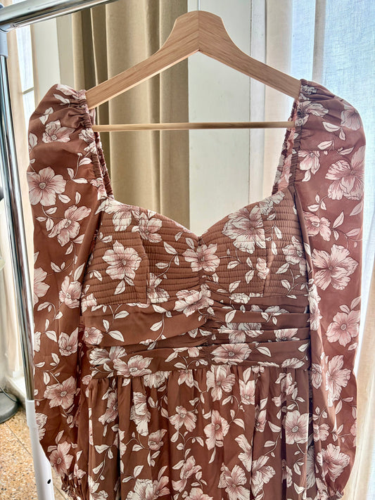 Brown dress (Size M)