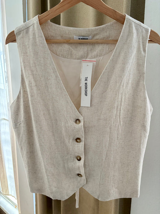 Cream vest (Size L)